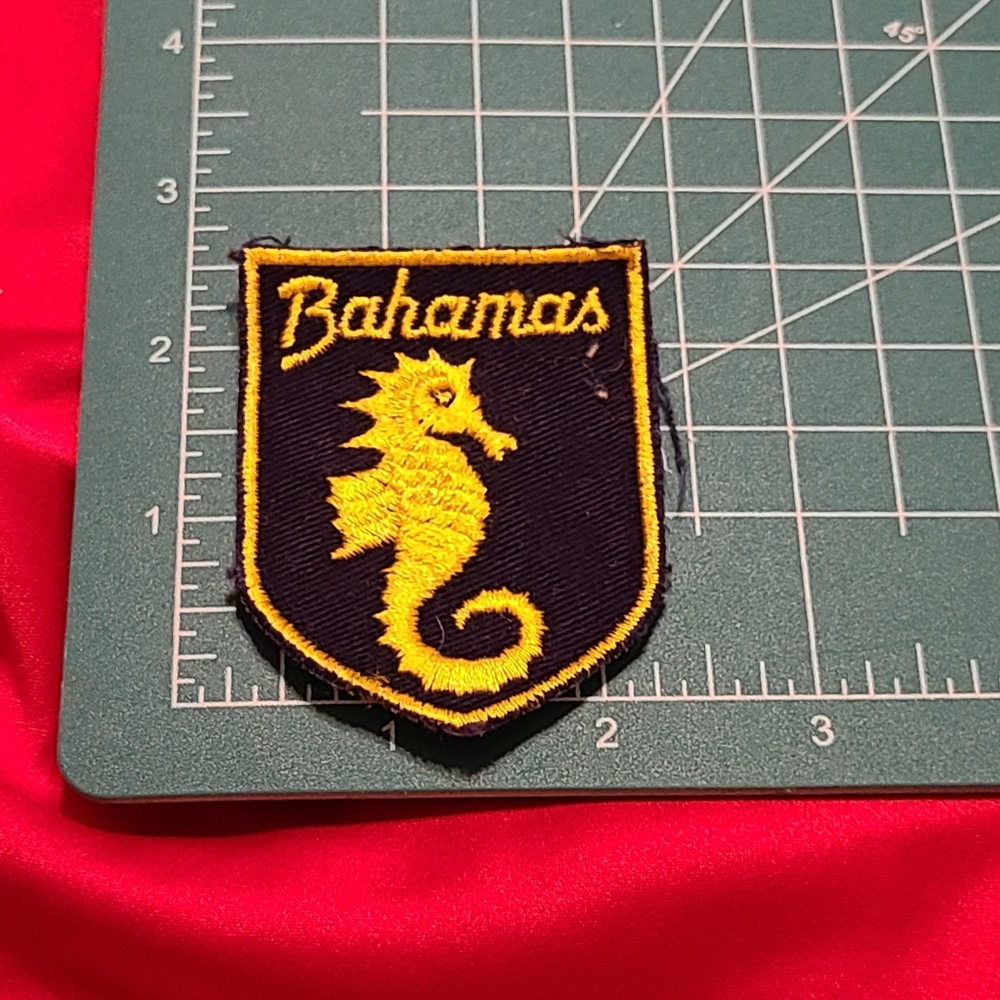 Vintage America Men's Jacket with Navy and Gold Patch - Picture 2 of 6